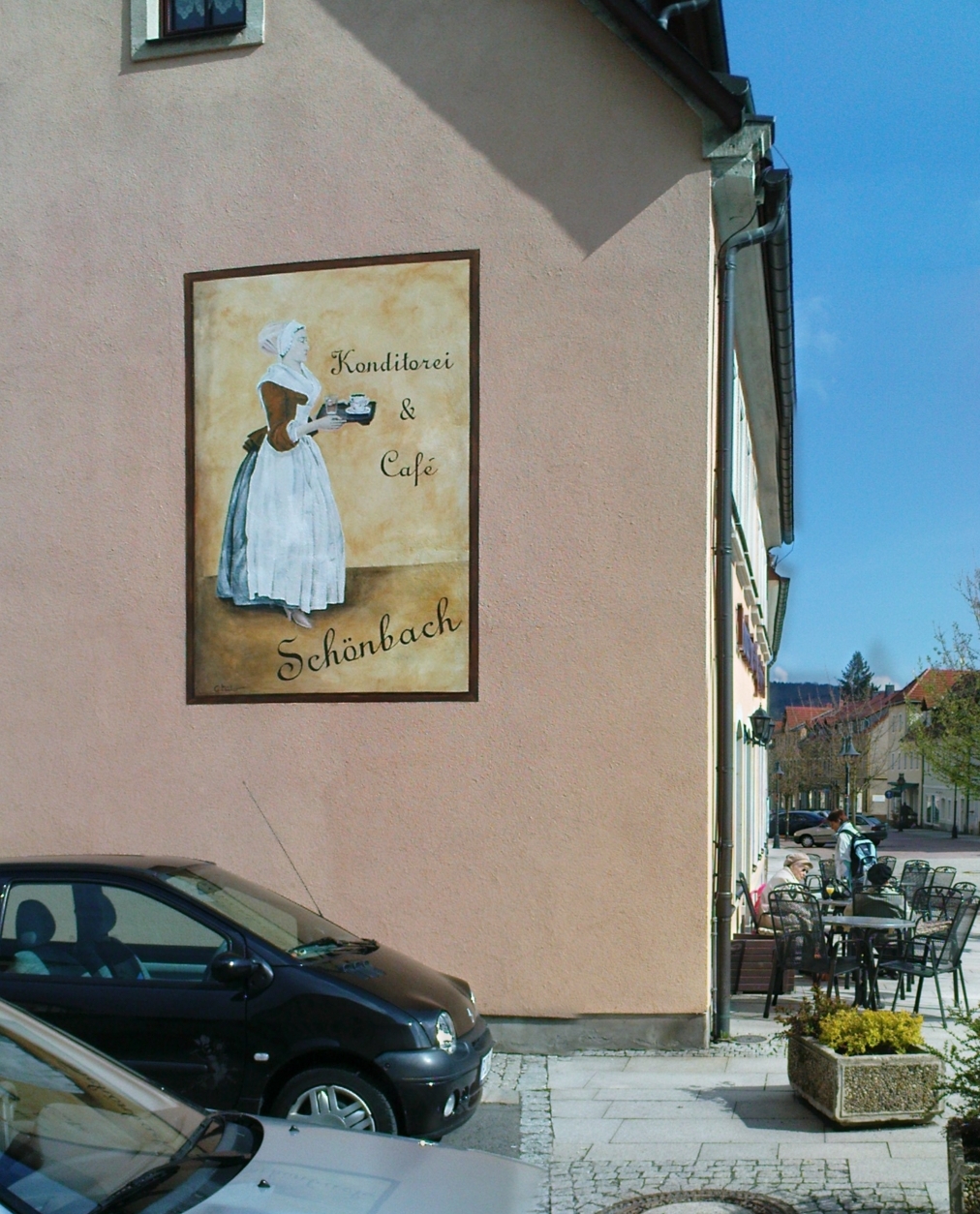 Boční štít - cukrárna